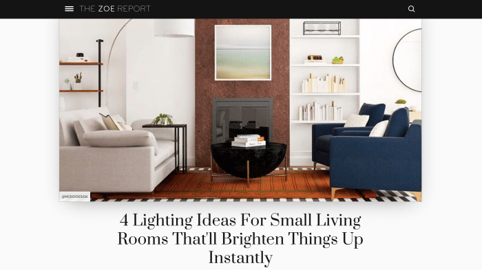 Home lighting ideas for small spaces maximizing brightness